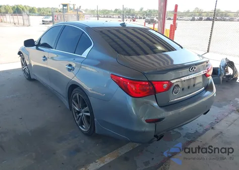 2015 Infiniti Q50 Premium/Sport из США, поврежденный, VIN JN1BV7AP8FM347627